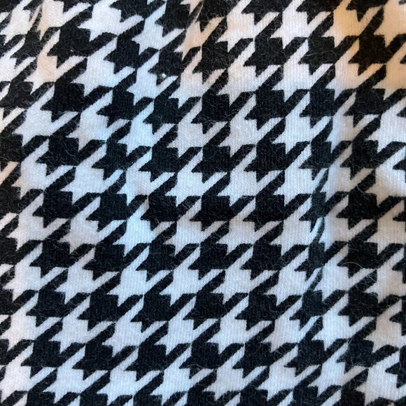 Pekkle 6M Black & White Houndstooth Cotton Leggings VGUC Baby Girls - Picture 12 of 13